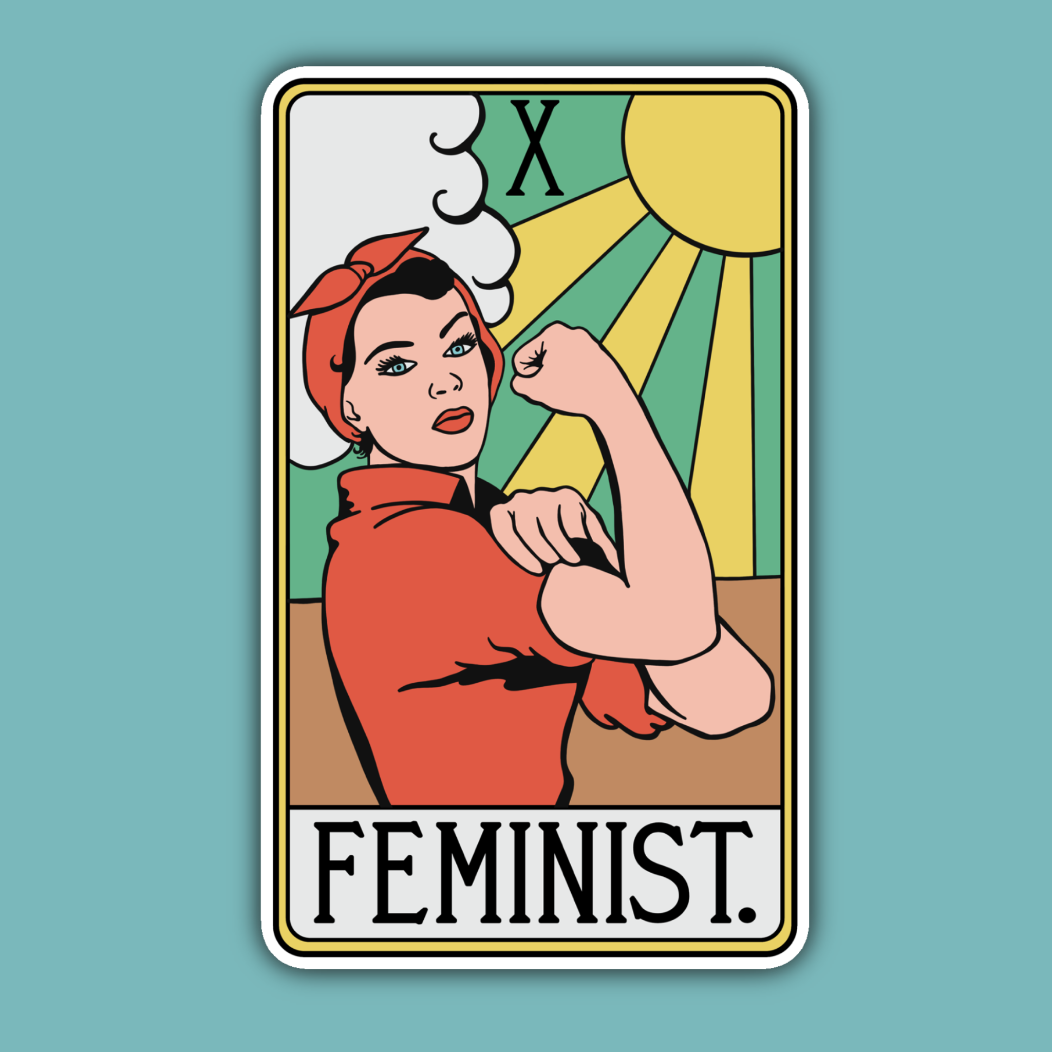 The Gardener Tarot Card Sticker